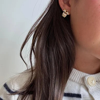 Mickey Mouse Disney Halloween Cupcake Stud Earrings - Disney Halloween Cupcake Stud Earrings | BaubleBar (US)