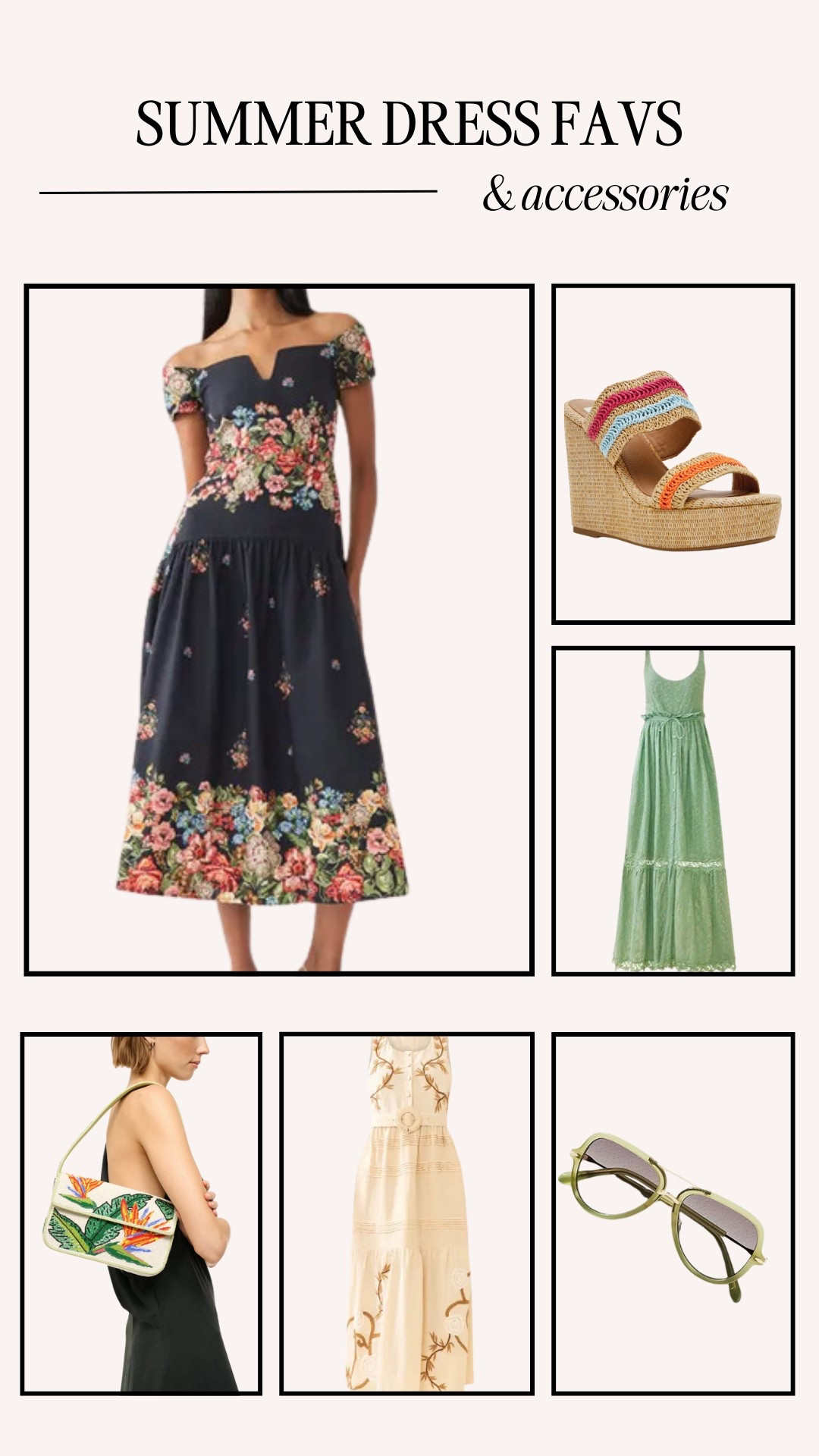 Best dresses & accessories for summer ☀️💕