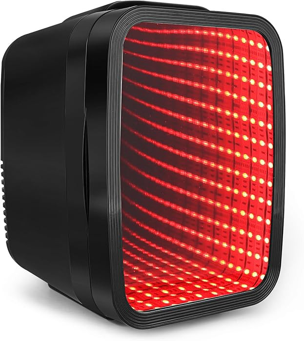 FANSEXPERT Mini Fridge, 4 Liter/6 Cans Small Refrigerator With Dimmable LED Light,AC/DC Portable ... | Amazon (US)