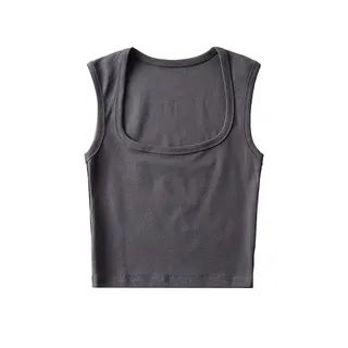 Reknovine - Sleeveless Square-Neck Plain Crop Top | YesStyle | YesStyle Global