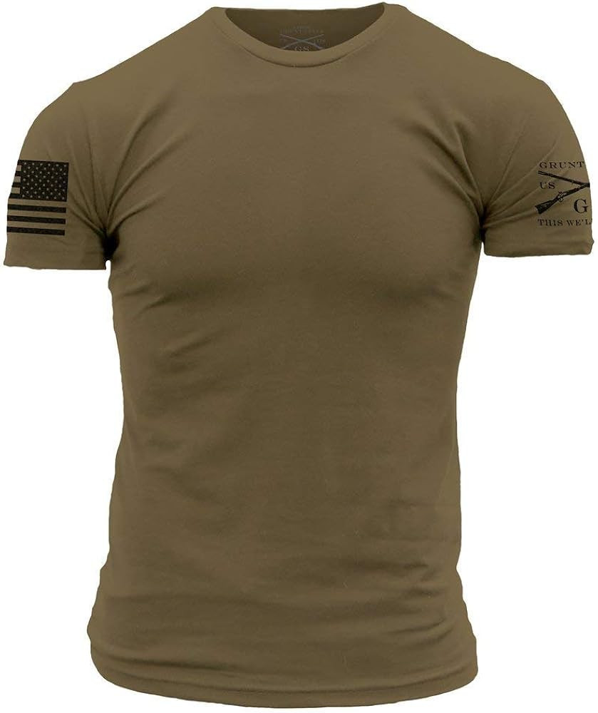 Grunt Style Basic Crew Men's T-Shirt | Amazon (US)