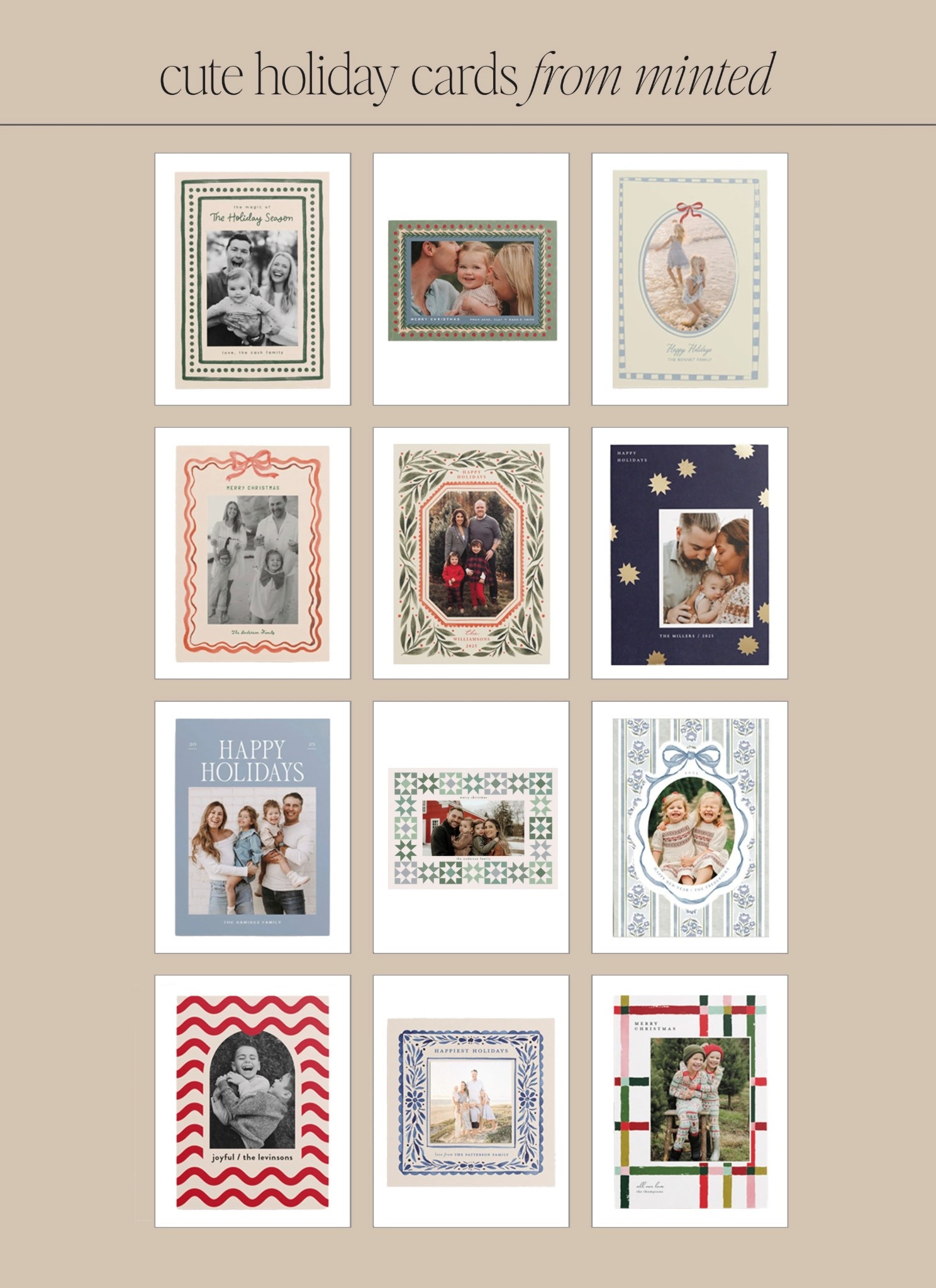 gorgeous holiday cards from @minted! 

#LTKFamily #LTKSeasonal