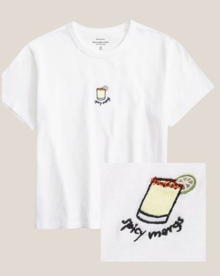 Spicy margarita embroidered tshirt from Abercrombie is currently on sale! 

#LTKsalealert #LTKstyletip #LTKfindsunder50