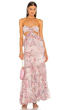 ROCOCO SAND Paola Maxi Dress in Rosewood from Revolve.com | Revolve Clothing (Global)