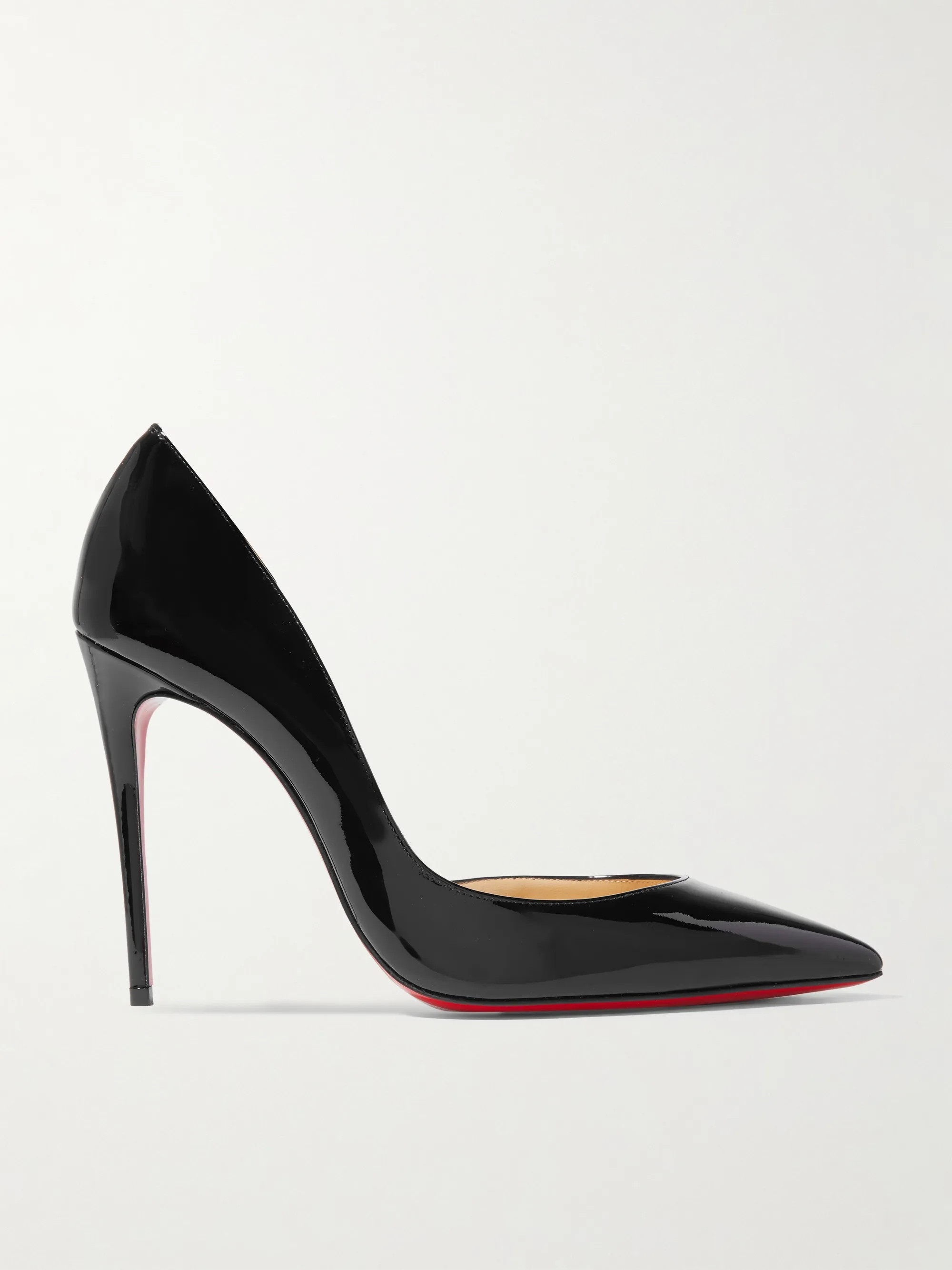 Black Iriza 100 patent-leather pumps | Christian Louboutin | NET-A-PORTER | NET-A-PORTER (US)