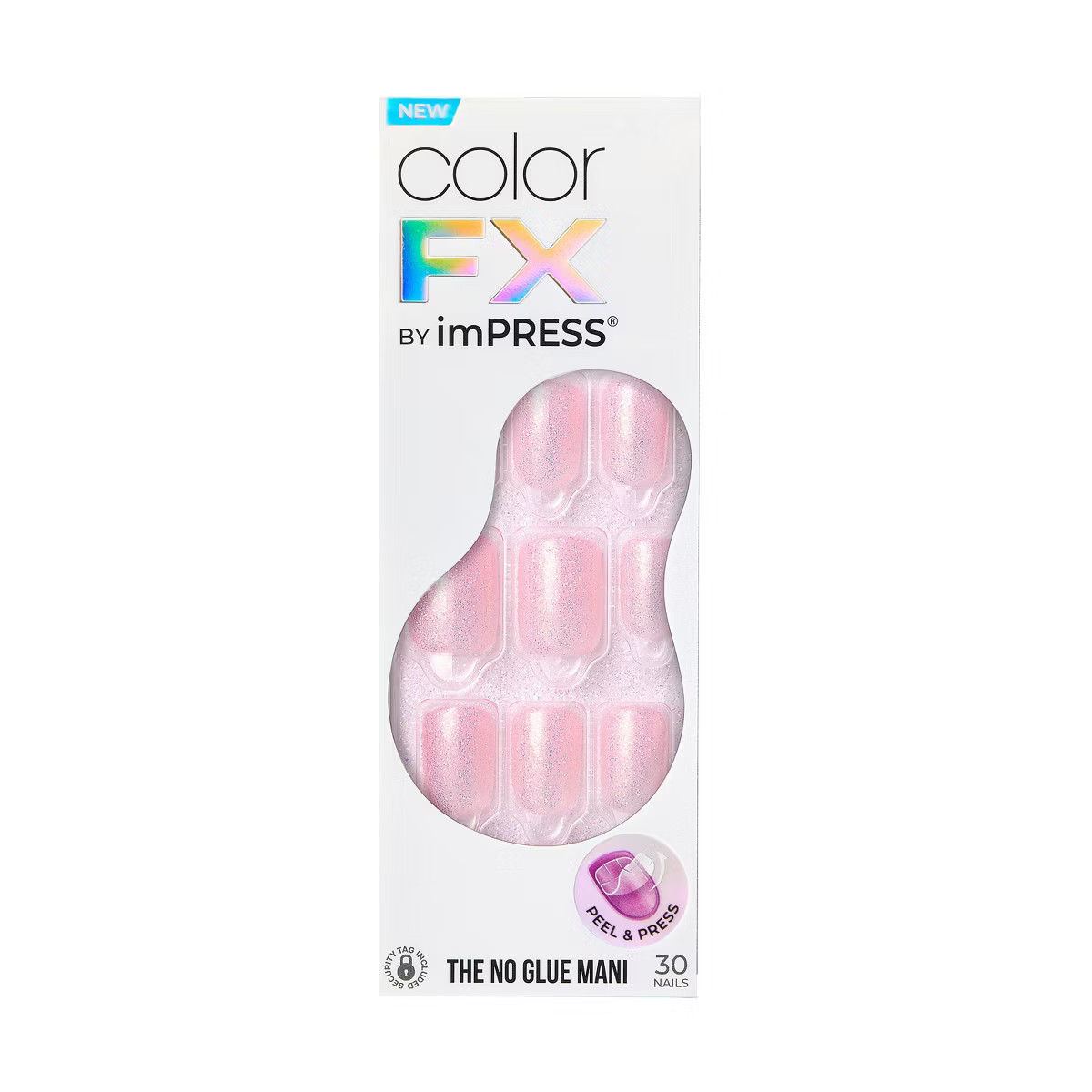 KISS Products colorFX by imPRESS Press-On Fake Nails - Short Squoval - Pop Star - 30ct | Target