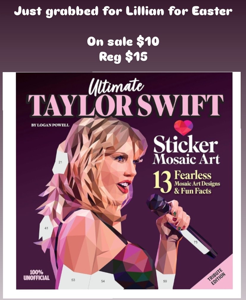 Easter Gift Idea - $10! A great gift idea that is creative and also keeps their mind working matching up pieces. 



#giftidea #under10 #budgetfriendly #targetfinds #taylorswift #eastergift 



#LTKFindsUnder50 #LTKKids #LTKSaleAlert