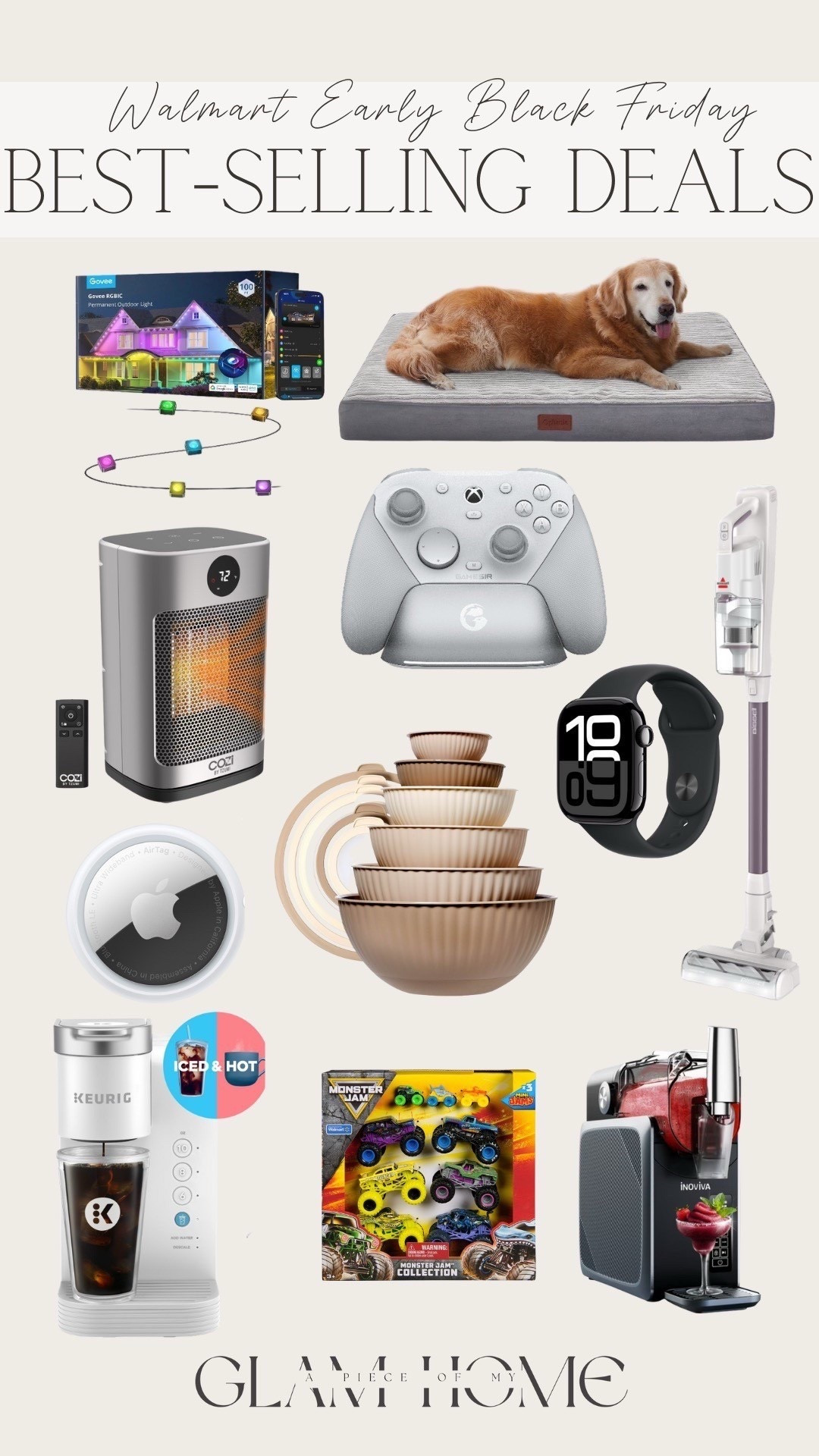 Walmart early Black Friday best selling deals! 


Gift ideas, gifts for everyone, kids, boys, men, her, space heater, slushy machine, outdoor lights, dog bed, cordless vacuum, Apple Watch, air tag, keurig, mixing bowls #LTKStyleTip

Follow my LTK @apieceofmyglamhome on the @shop.LTK app to view this post and get my exclusive app-only content!

#liketkit #LTKSaleAlert #LTKHome
@shop.ltk
https://liketk.it/5y3Ou