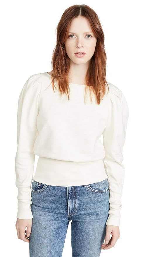 AG Women's Walker Puff Sleeve Sweatshirt | Amazon (US)