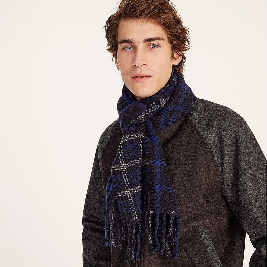 Double-faced wool reversible scarf | J.Crew US