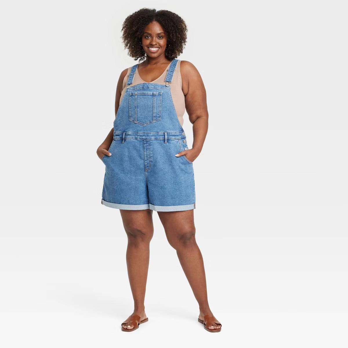 Women's Mini Shortalls - Ava & Viv™ | Target