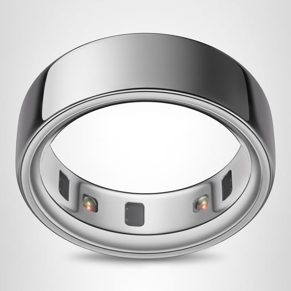 Oura Ring 4 - Silver - Size 8 - Size Before You Buy | Amazon (US)