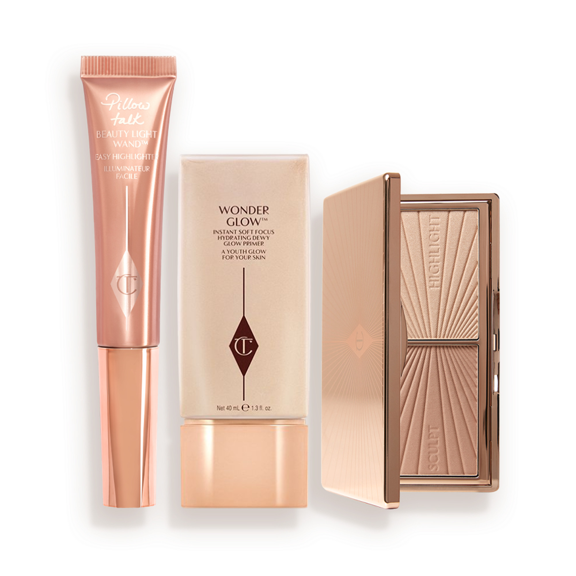 Save 45%* Charlotte's Beach Bag Beauty Icons: Glow Primer, Bronzer + Highlighter | Charlotte Tilb... | Charlotte Tilbury (US)