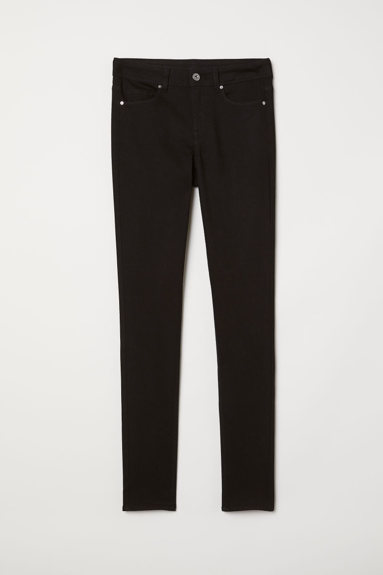 H & M - Super Skinny Regular Jeans - Black | H&M (US + CA)