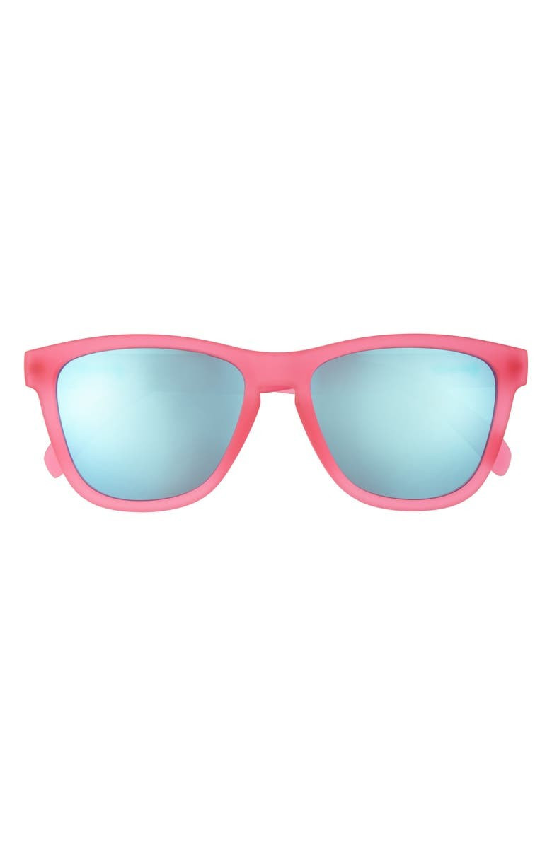 Flamingos on a Booze Cruise 52mm Mirrored Polarized Sunglasses | Nordstrom