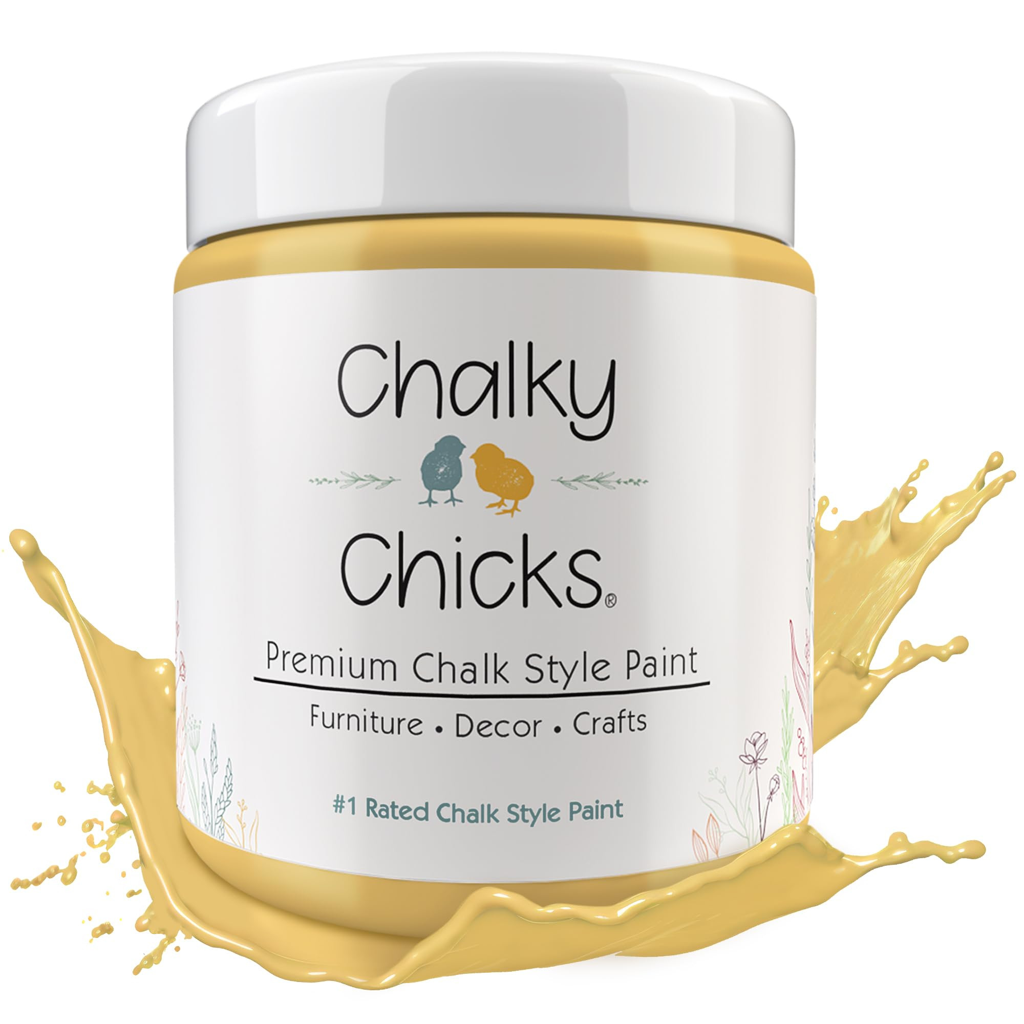 Chalky Chicks All-in-One Chalk Paint for Furniture or Cabinet - 32 Fl Oz - Matte Finish Tuscany (... | Amazon (US)