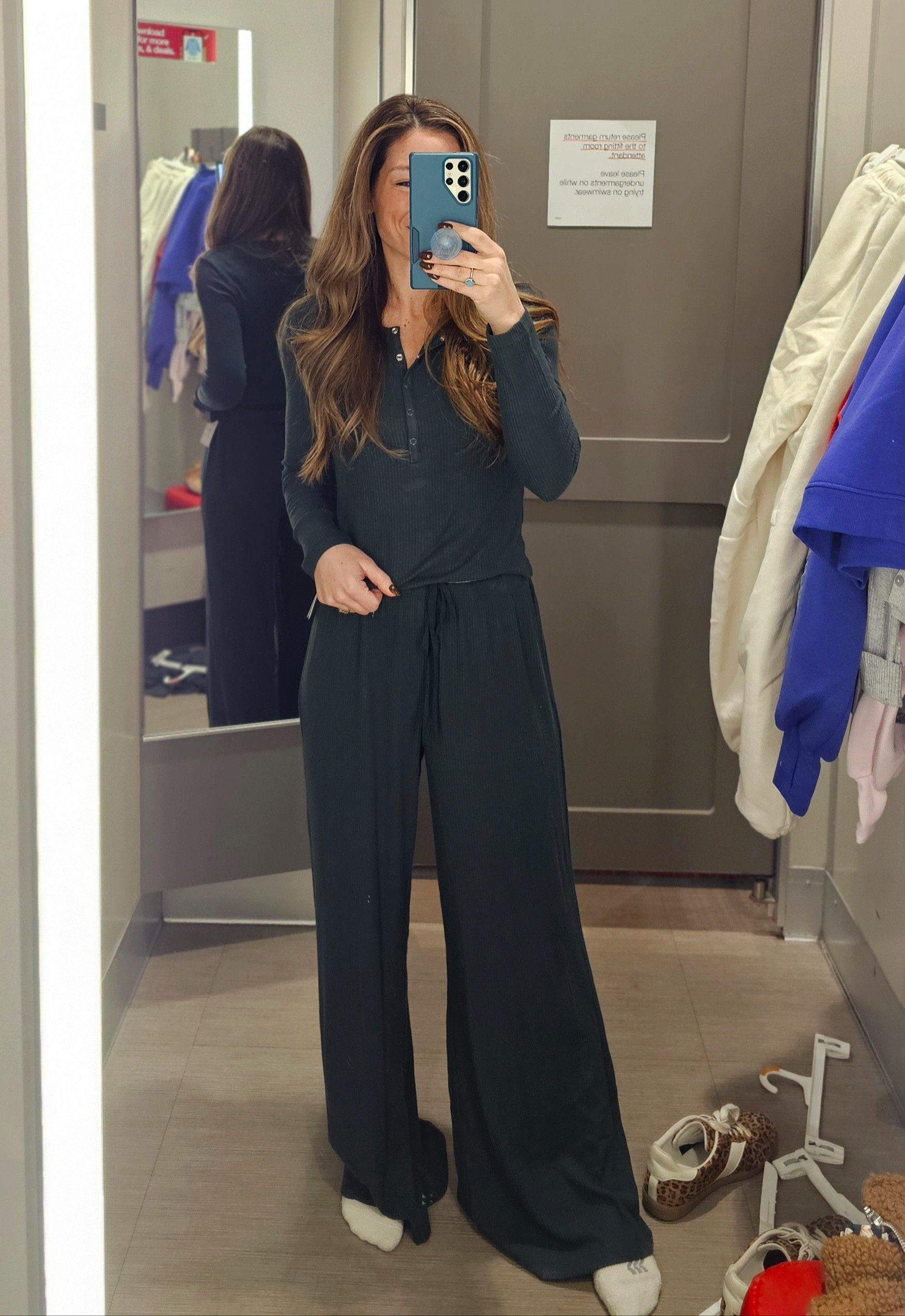 The comfiest set in the history of comfy sets!!! I will live in this one all winter long. I grabbed the small top and the medium bottoms.

#LTKHoliday #LTKSeasonal