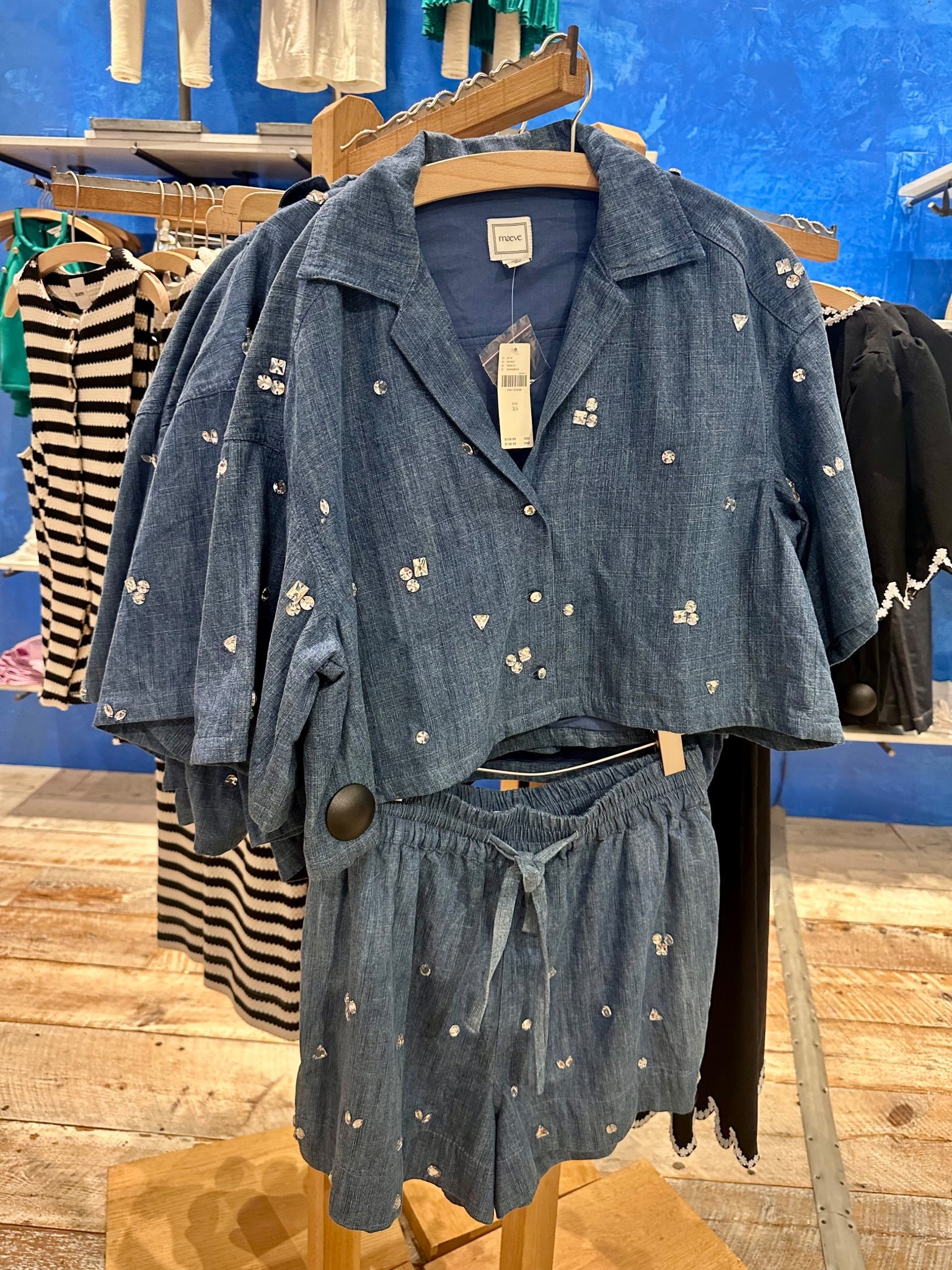 Anthropologie spring set 

Matching set | denim shorts | cropped top | spring outfit 

#LTKmomlife #LTKSeasonal #LTKootd