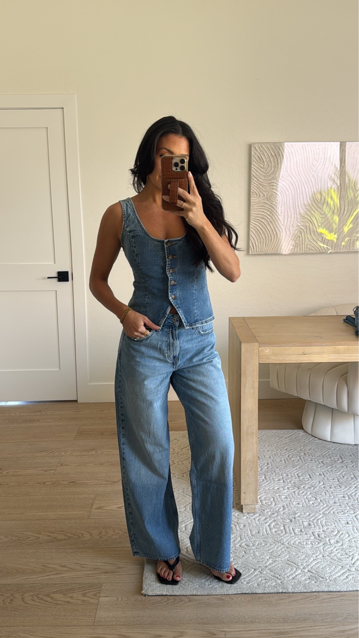 Trying on some new pieces from @abercrombie!
Size XS denim vest 
Size 25 curve love wide leg denim

#LTKootd #LTKgrwm #LTKdayinmylife