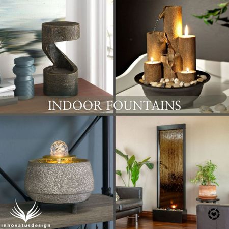 Create a relaxed and calm atmosphere by adding an indoor fountain to your home. Use a tabletop fountain for your home office desk or bookcase, or use a tall floor fountain to fill a corner of your space!

#LTKSeasonal #LTKhome #LTKfamily