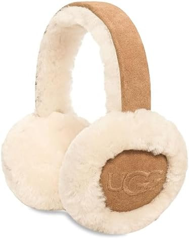 UGG womens Water Resistant Sheepskin Earmuffs With Embroidered Logo | Amazon (US)
