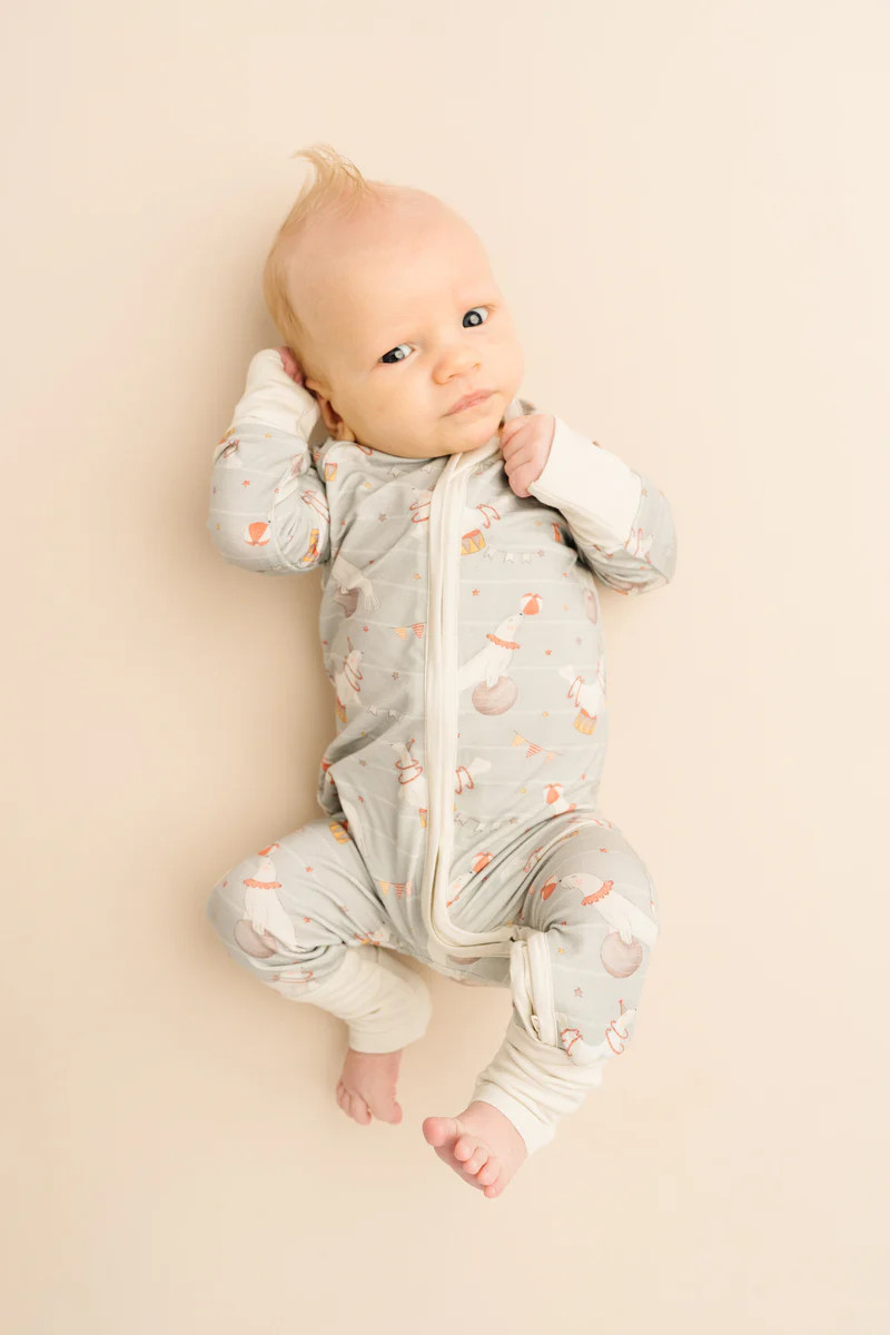 Circus Seal Bamboo Sleeper | Little One Shop Co