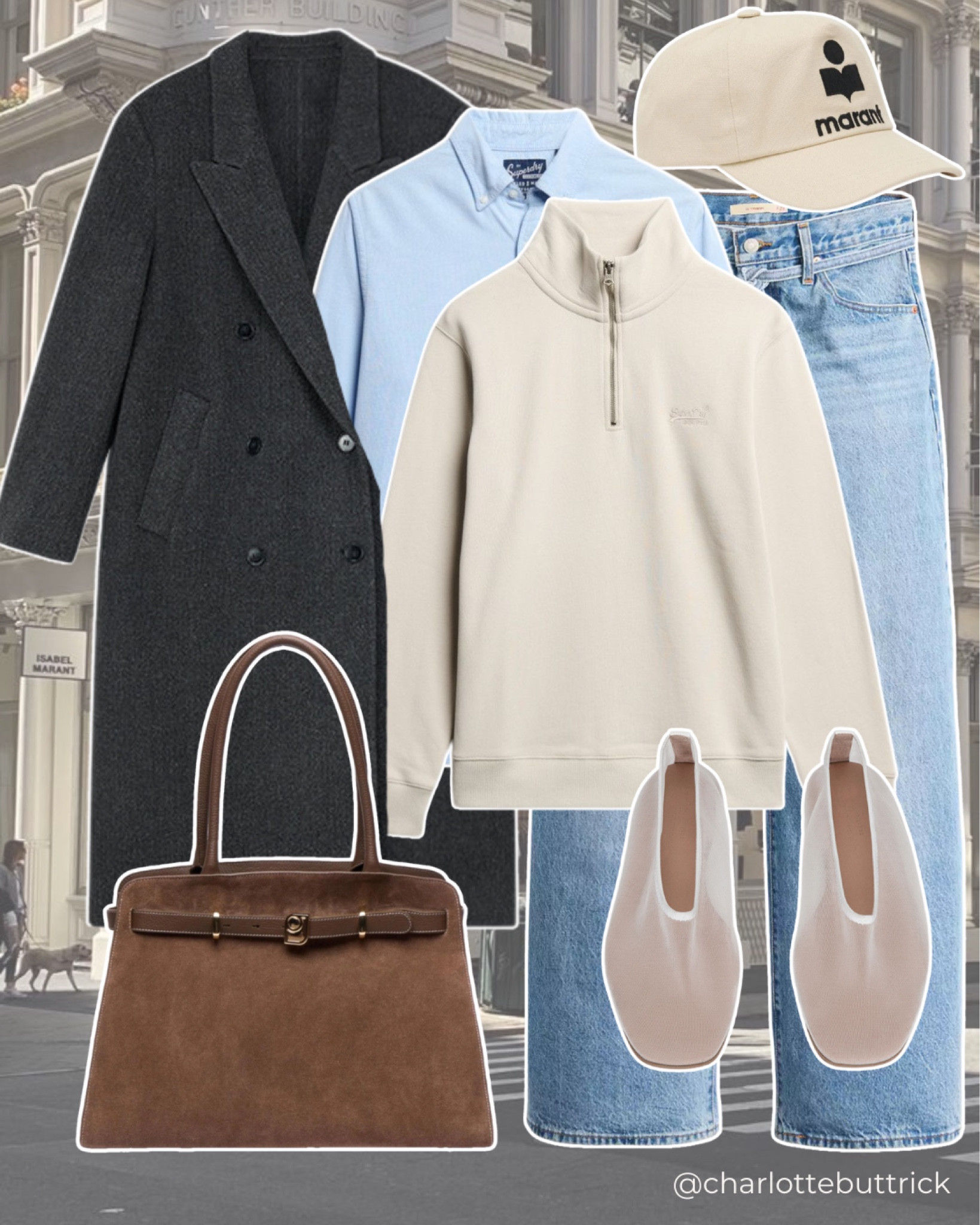 Jeans - suede bag - mesh flats - blue shirt

#LTKuk #LTKshoes #LTKeurope