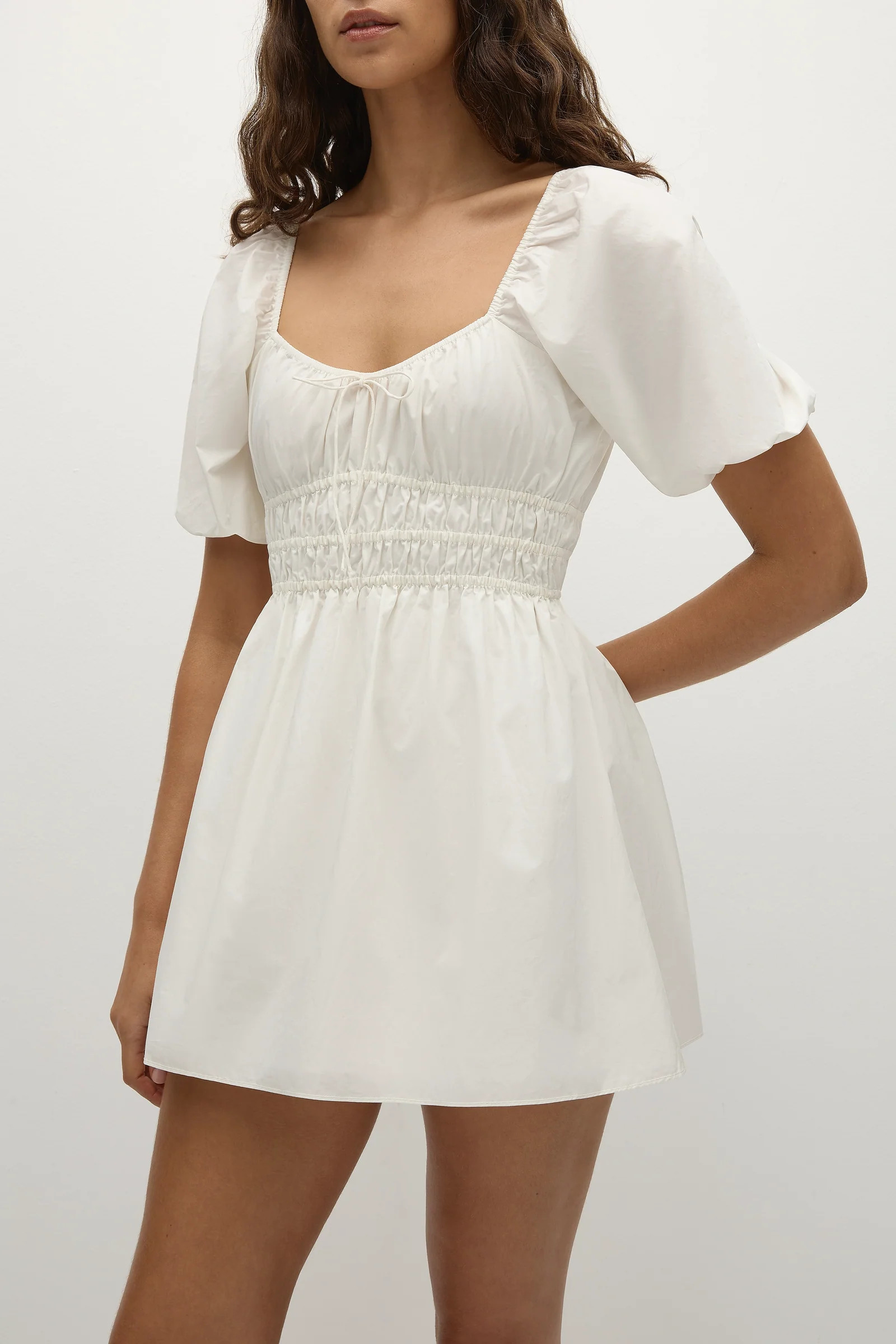 Sophia Mini Dress White | Faithfull (AU)