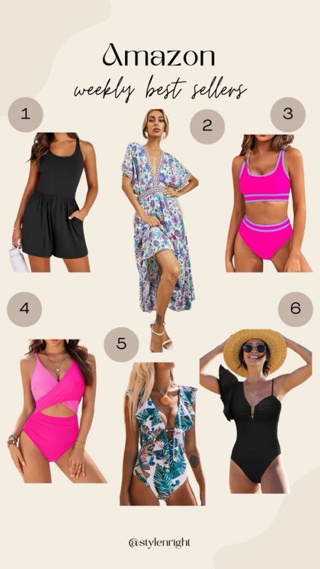 Amazon Best Sellers | Amazon Swimsuits | Amazon Fashion | Summer Finds | Swimsuits 

#LTKSwim #LTKStyleTip #LTKSeasonal