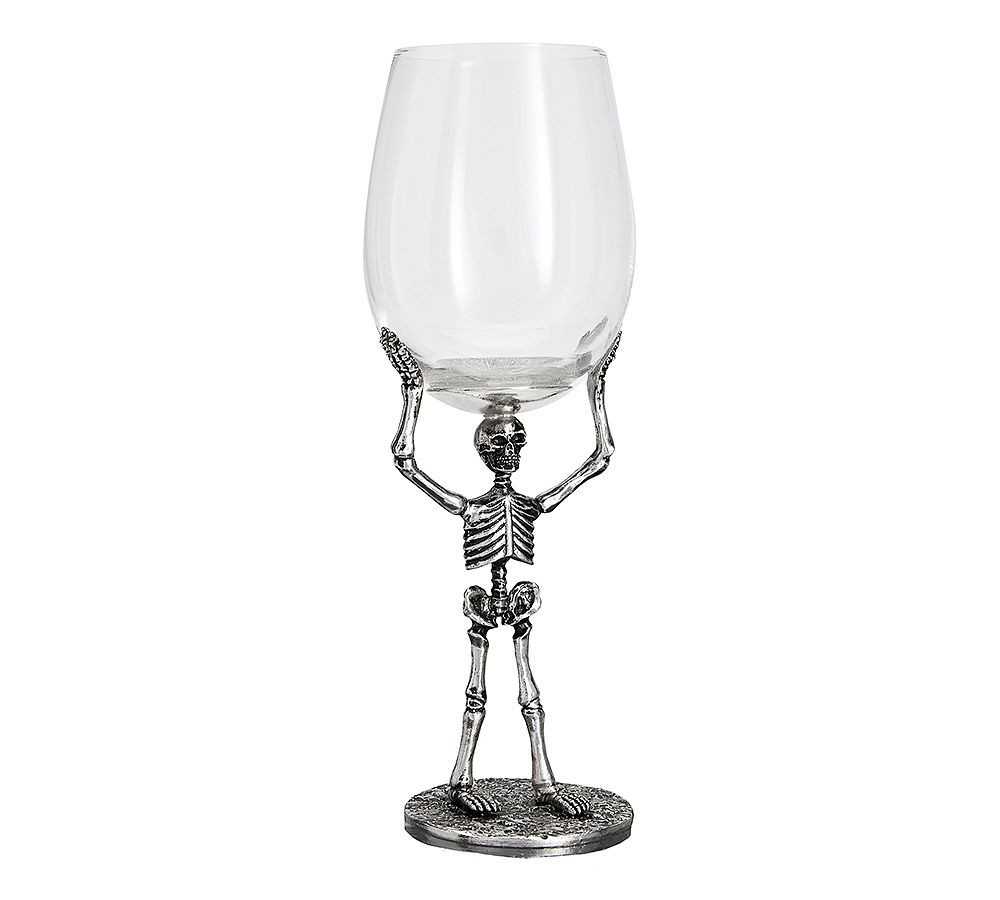 Skeleton Wine Glass | Pottery Barn (US)