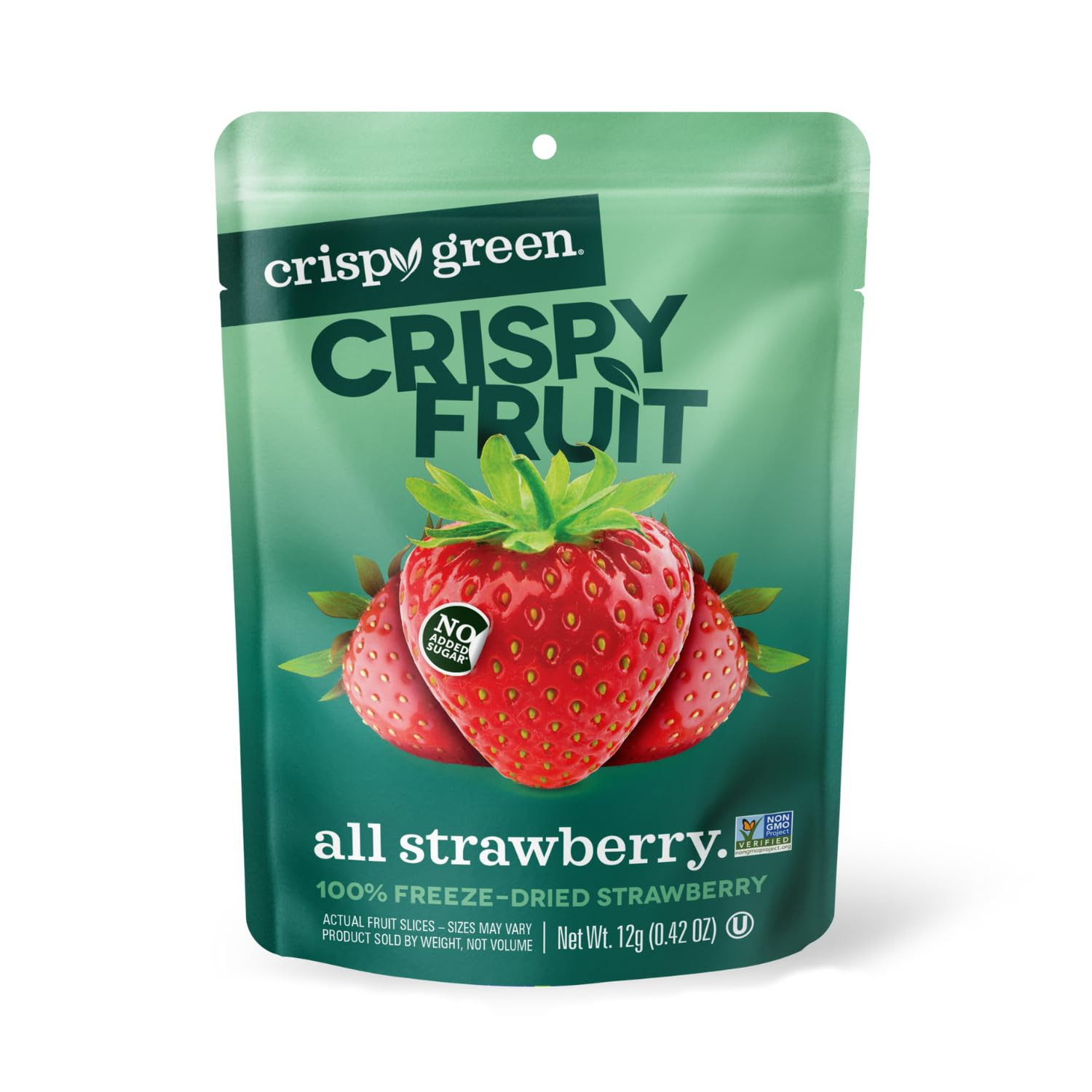 Crispy Green Natural Freeze-Dried Fruit, Strawberry Single-Serve, No Sugar Added, 0.42 Ounce (Pac... | Amazon (US)