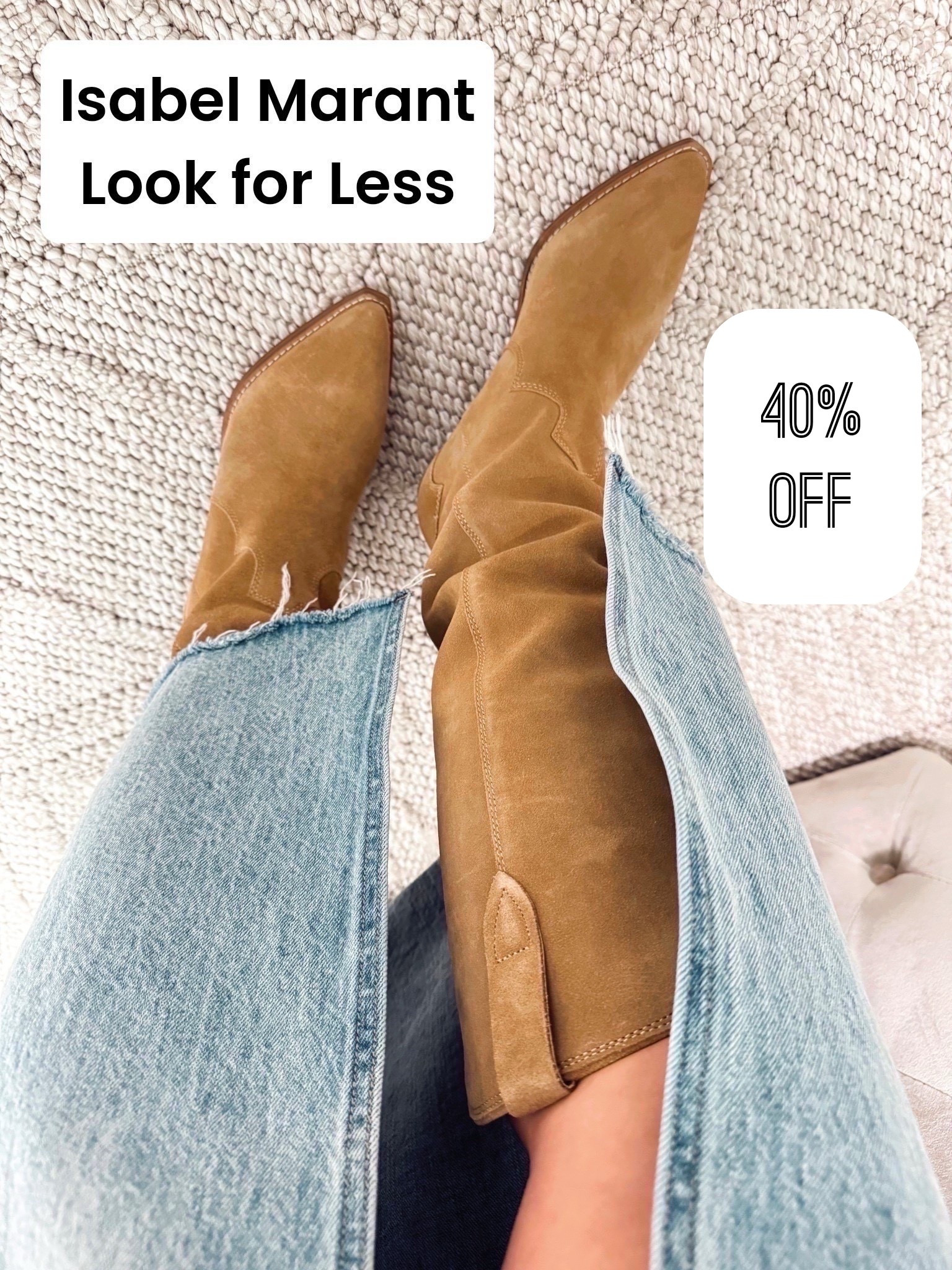 My favorite boots I have in 5 colors are 40% OFF! Size up 1/2 size! These are an exact look for less to the ISABEL Marant designer pair! 

Normally size 7.5, but I wear an 8 in these (trust me size up 1/2 size)

Marc fisher, boots, Isabel Marant boots 

#LTKFindsUnder50 #LTKmomlife #LTKFindsUnder100