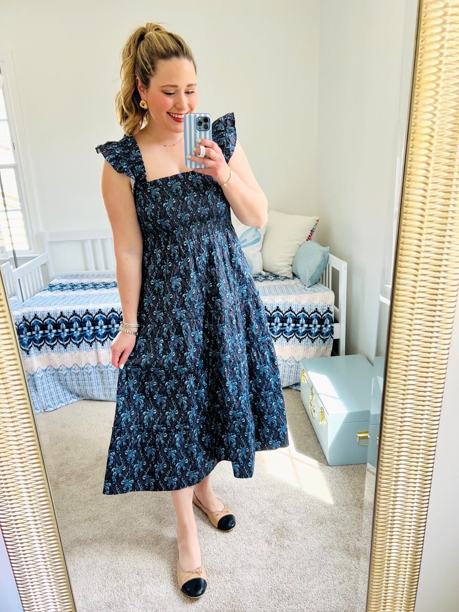 Baby Boy Shower Outfit || Hill House Nap Dress 

#LTKMidsize