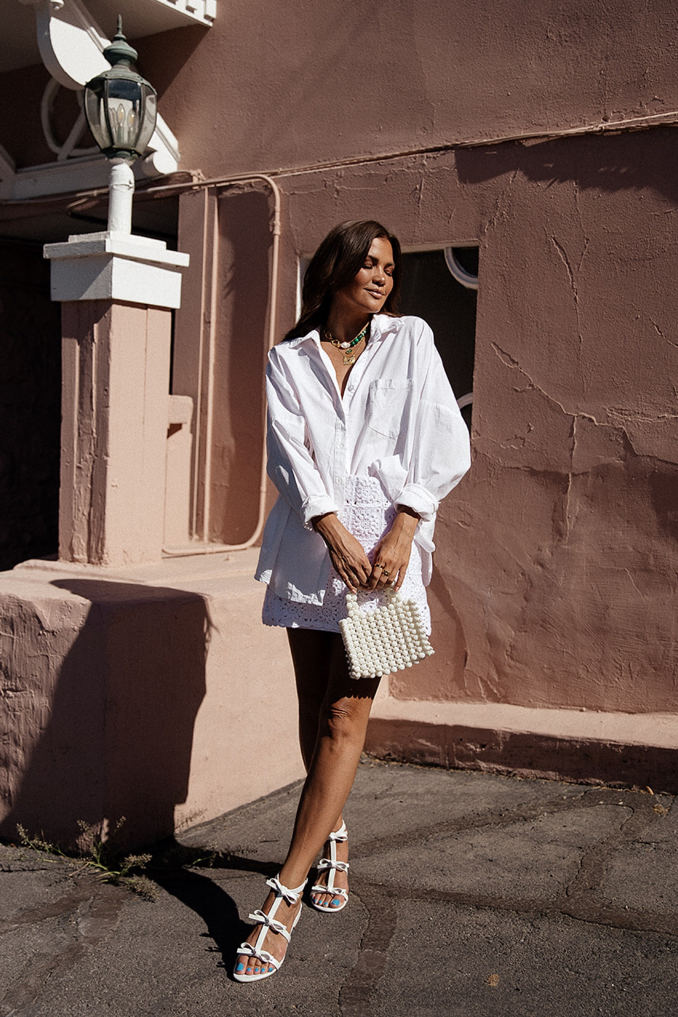 White Look for summer 



#LTKshoecrush #LTKitbag #LTKstyletip