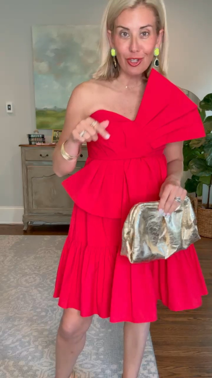 Pro tip....take a dress in your closet & style it completely different. This is such a yes look! I'm wearing a size 2 dress and 8 heel tts. *Use code Catherine20 at A+B

#LTKootd #LTKSeasonal #LTKWedding