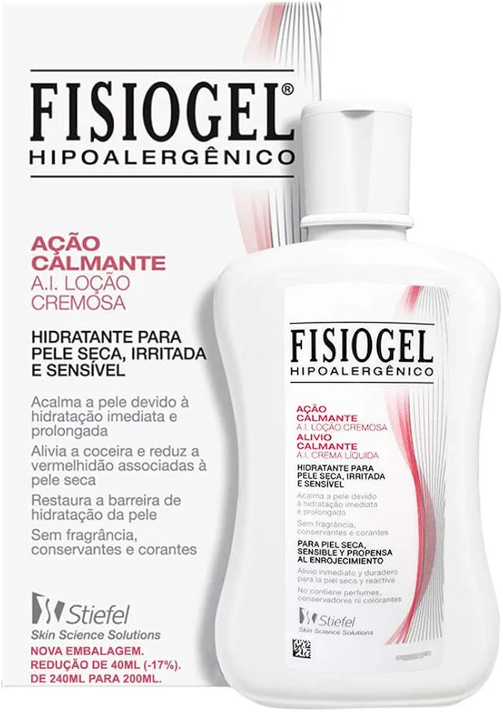Hidratante Fisiogel Loção Cremosa Pele Seca Sensível 200ml | Amazon (BR)