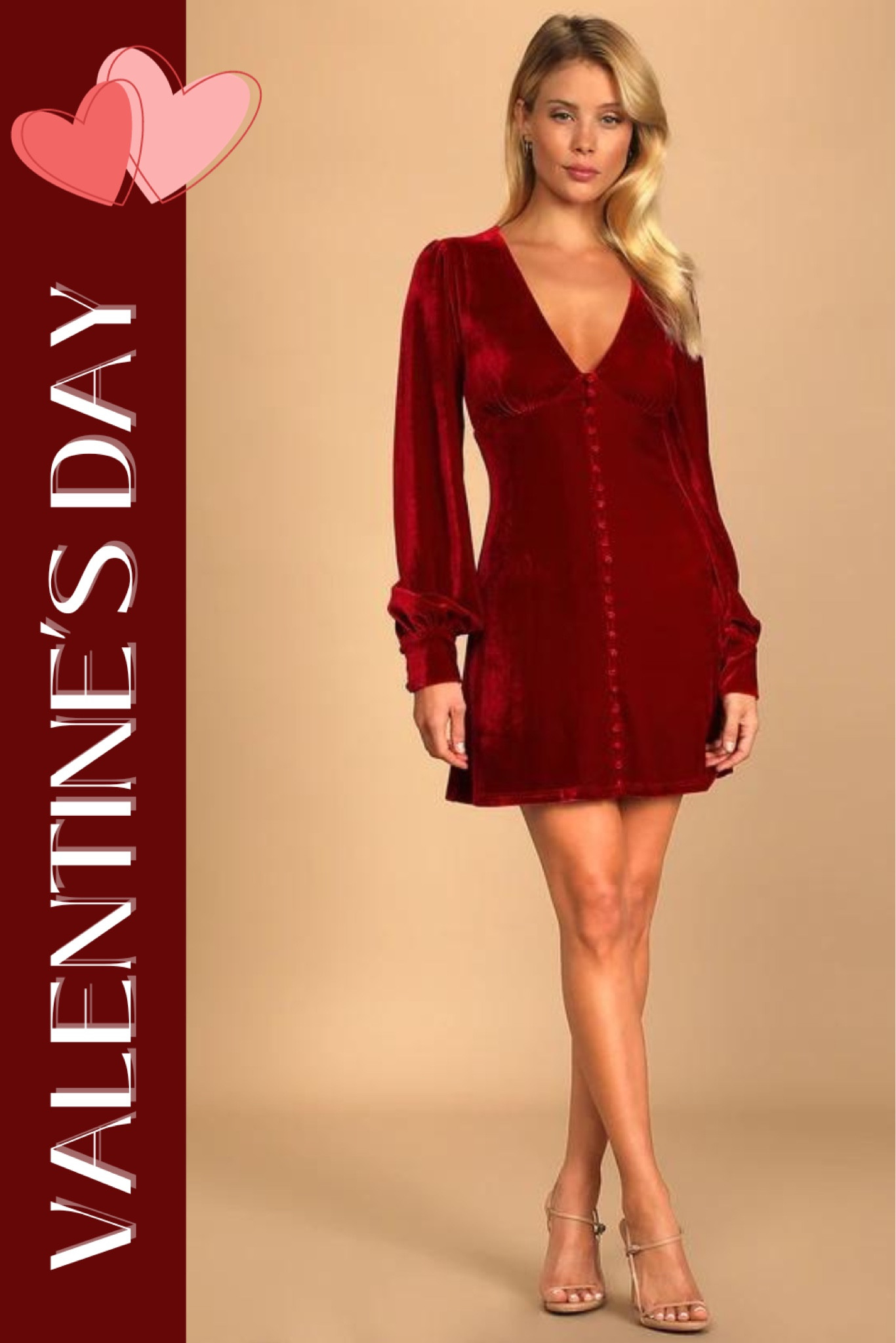 This red velvet dress is perfect as a Valentine’s Day dinner dress!!

#LTKU