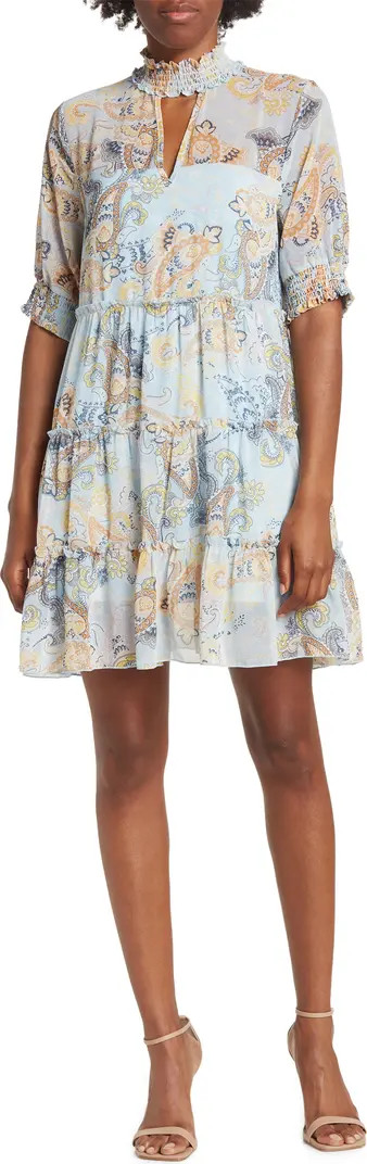 Marion Smock Neck Babydoll Dress | Nordstrom Rack
