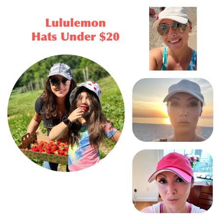 Lululemon hats under $20! 
I absolutely love mine! Wear them all the time, especially in summer when I don’t want all the sun on my face! 

#LTKSeasonal #LTKGiftGuide #LTKSaleAlert