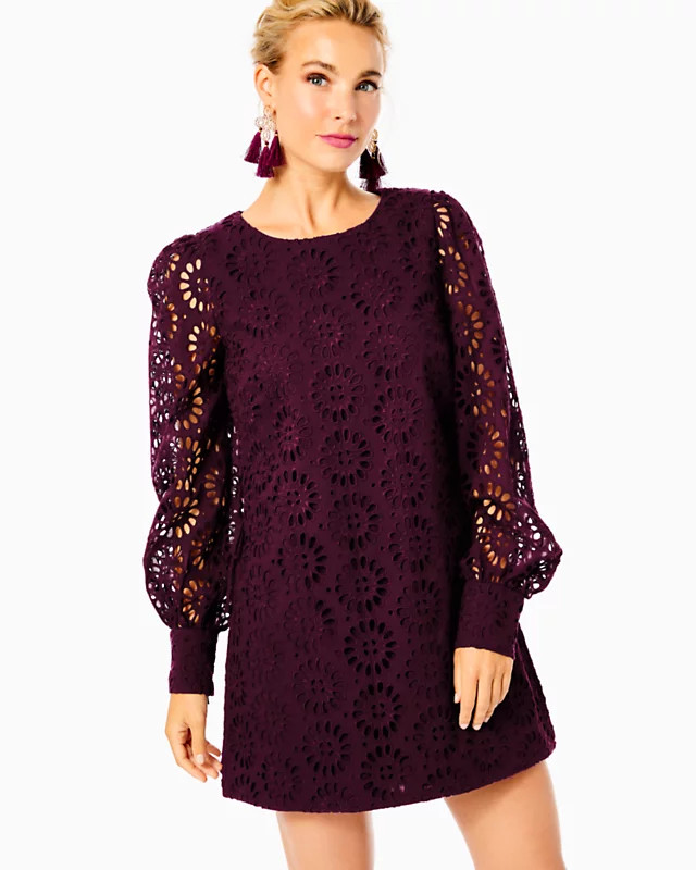 Aisha Eyelet Romper | Lilly Pulitzer | Lilly Pulitzer