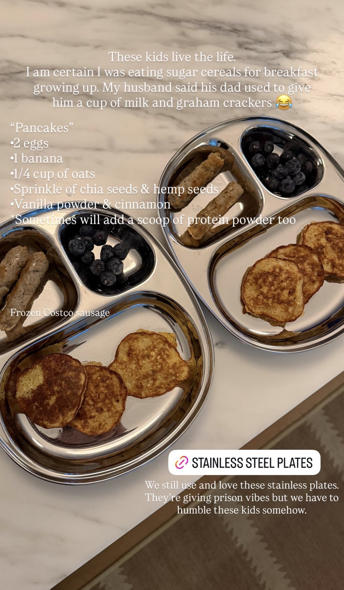 We still use and love these stainless steel plates! 

#LTKHome #LTKKids #LTKmomlife