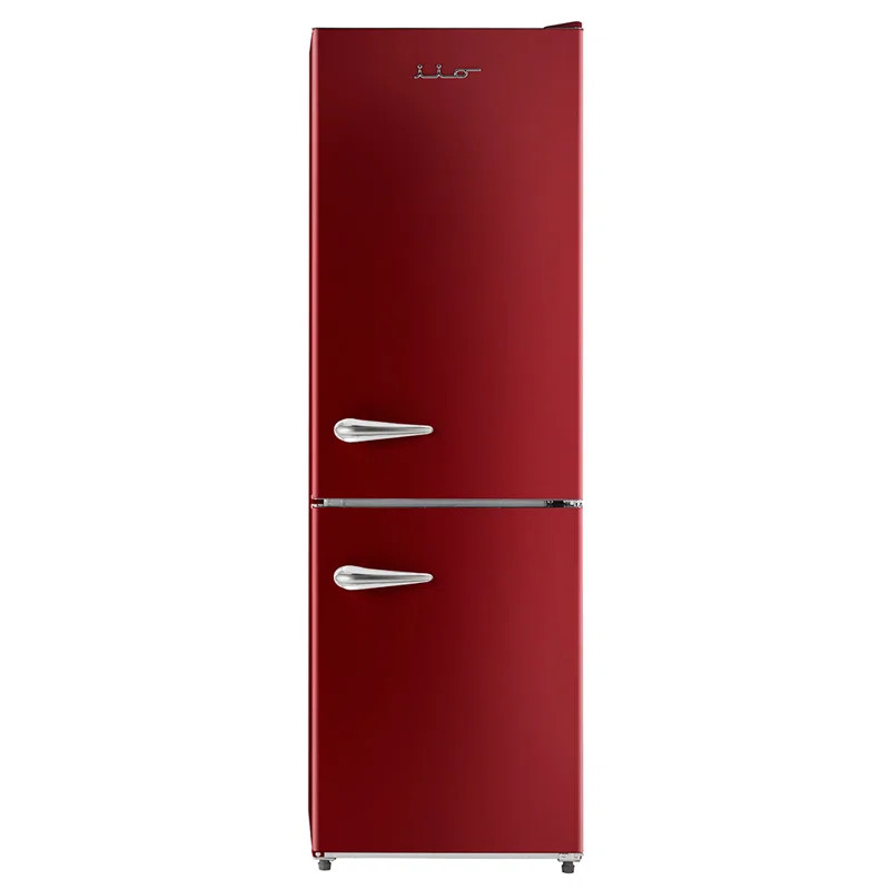 Iio Retro 24" 11 Cubic Feet Smudge-Resistant Bottom Freezer Refrigerator | Wayfair North America