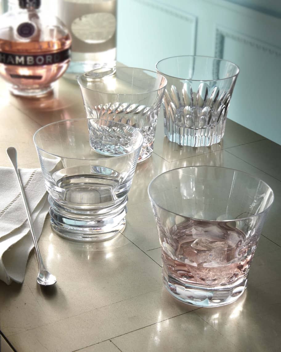 Baccarat Dallas Assorted Double Old-Fashioned Glasses, Set of 4 | Neiman Marcus