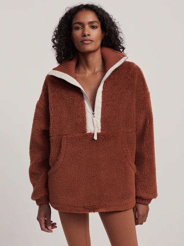 Posey Sherpa Jacket5 ReviewsA warm, boxy throw-on-and-go style, the Posey Sherpa jacket is a cold... | Varley USA