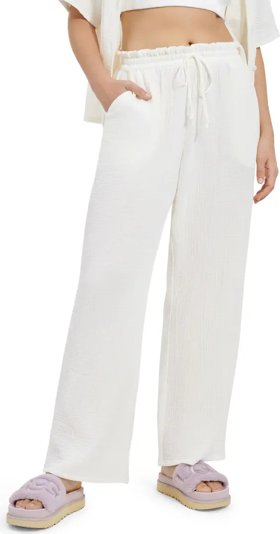 Karrie Cotton Gauze Lounge Pants | Nordstrom