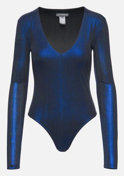 Tall Long Sleeve Plunge Bodysuit | Branded Online- Alloy Apparel