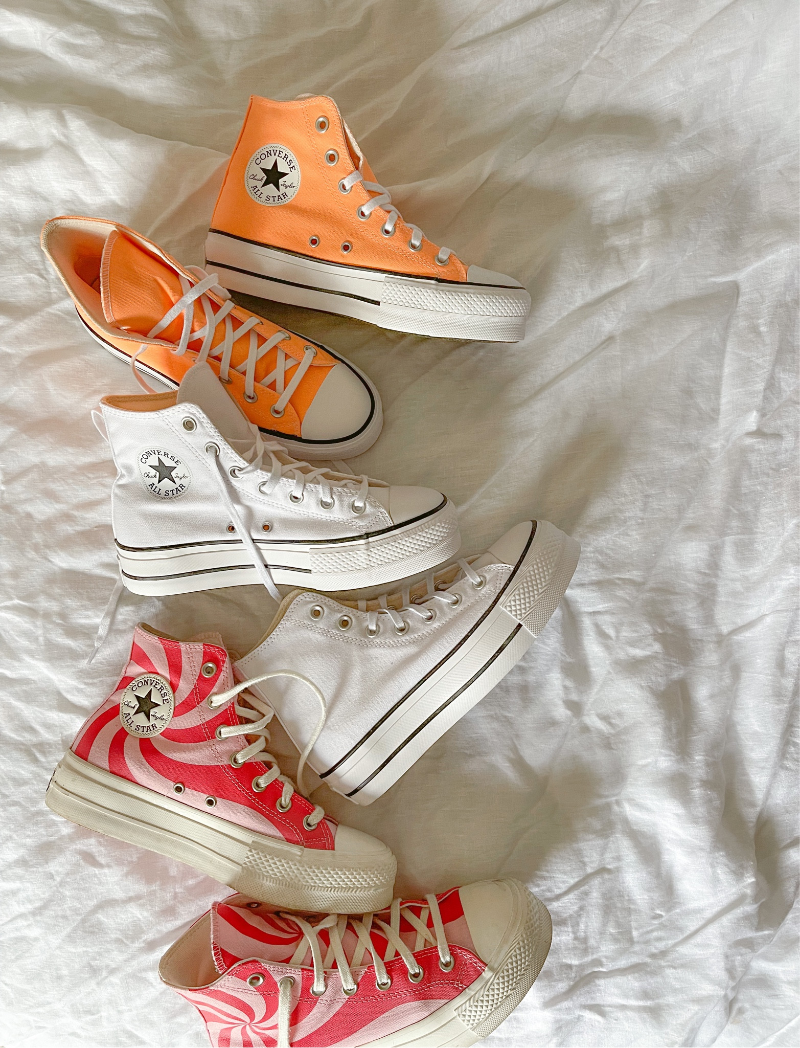 give me all of the hightop platform converse 🍒 top two i just got in the mail today & i LOVEEEEE them! 

#LTKU #LTKunder100 #LTKshoecrush