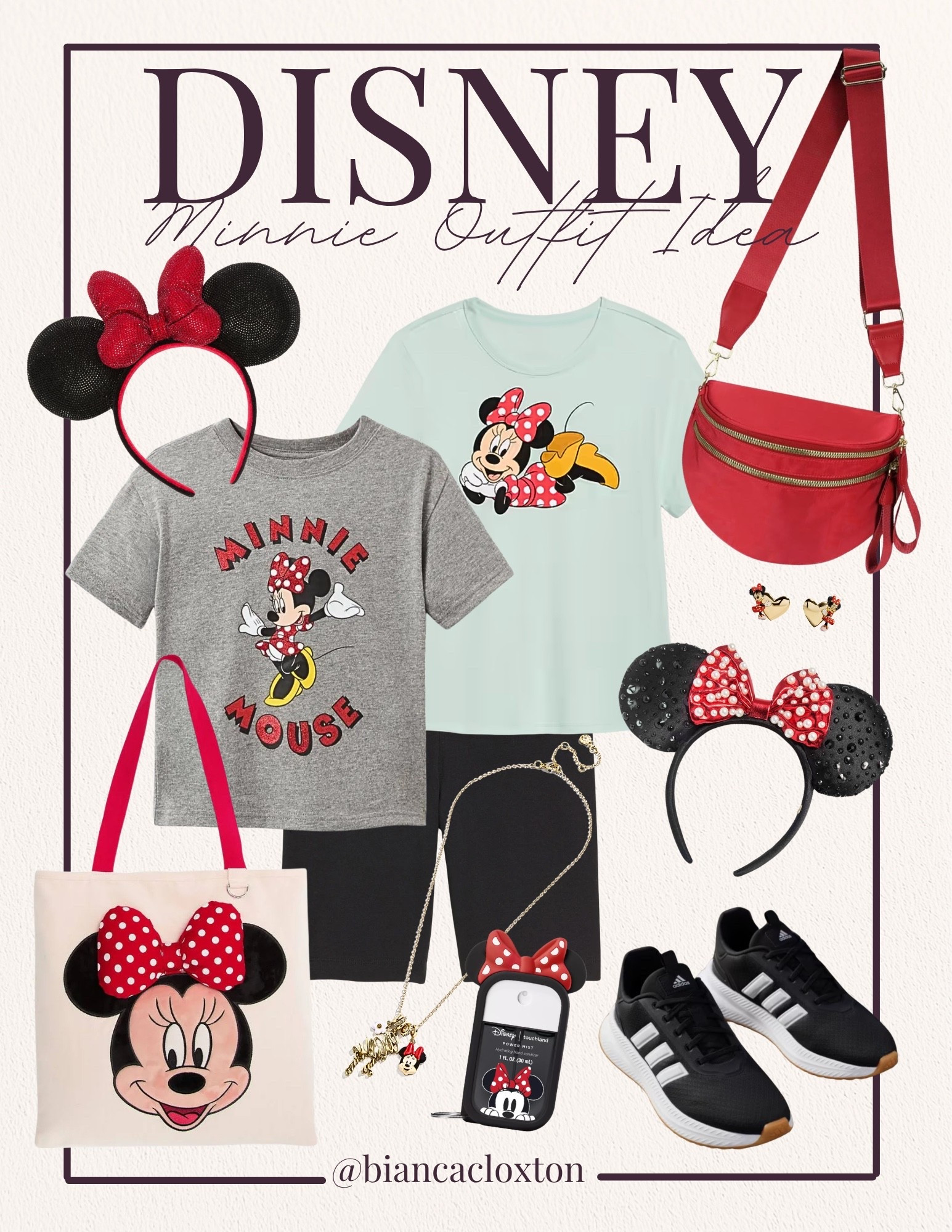 All Things Minnie ❤️

Disney Minnie Mouse Inspired Outfit

Disney world, Disney land, red & white, polka dot, shirt, adidas, bum bag, tote, Bauble Bar, Necklace

#LTKmomlife #LTKTravel #LTKootd
