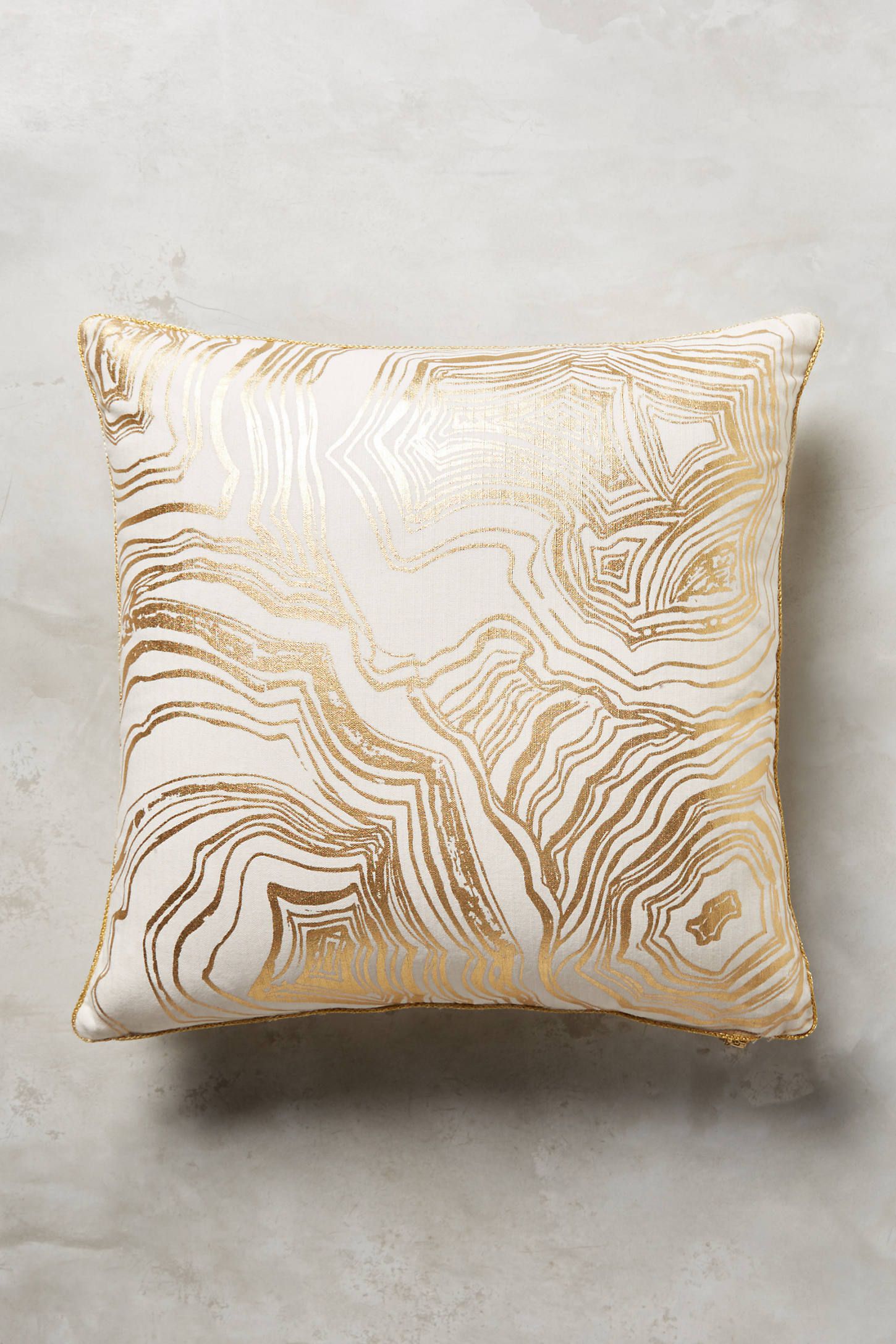 Gleaming Rings Pillow | Anthropologie (US)