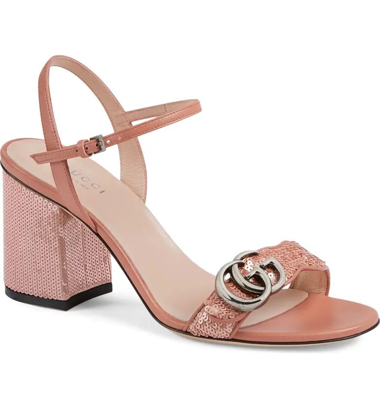 Gucci GG Sequin Sandal | Nordstrom | Nordstrom
